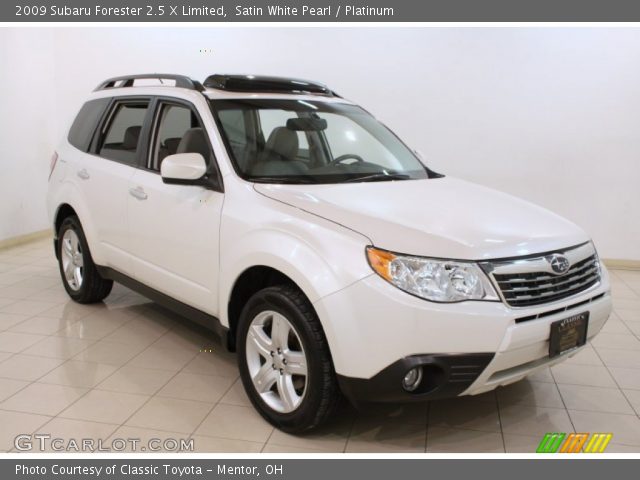 2009 Subaru Forester 2.5 X Limited in Satin White Pearl