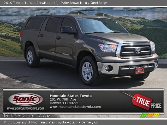 2010 Toyota Tundra CrewMax 4x4 in Pyrite Brown Mica