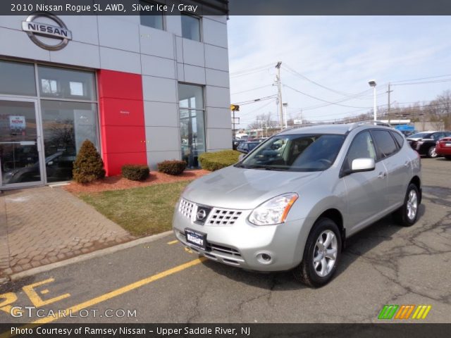 2010 Nissan Rogue SL AWD in Silver Ice