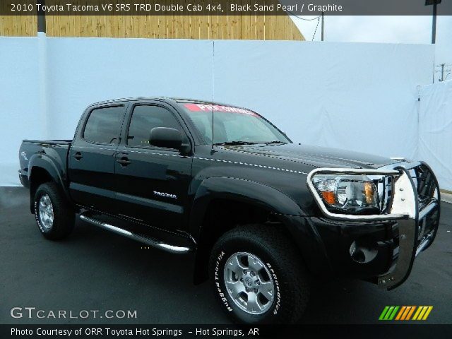 2010 Toyota Tacoma V6 SR5 TRD Double Cab 4x4 in Black Sand Pearl