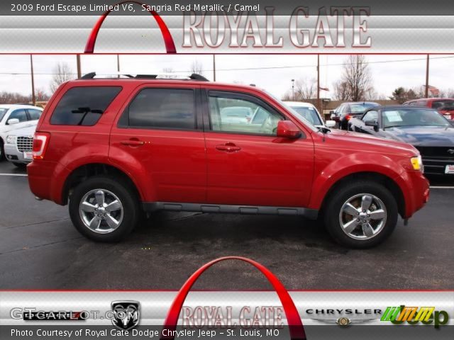 2009 Ford Escape Limited V6 in Sangria Red Metallic