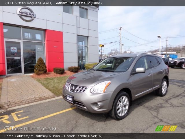 2011 Nissan Rogue SL AWD in Gotham Gray Metallic