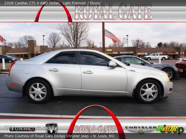 2008 Cadillac CTS 4 AWD Sedan in Light Platinum