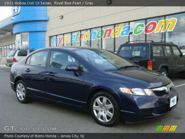 2011 Honda Civic LX Sedan in Royal Blue Pearl