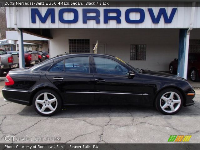 2009 Mercedes-Benz E 350 4Matic Sedan in Black