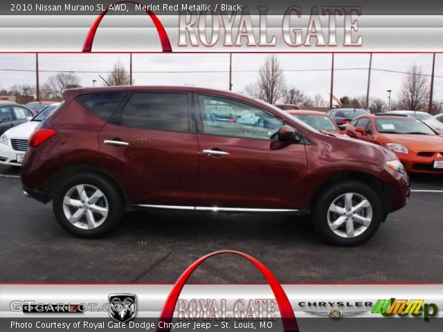 2010 Nissan Murano SL AWD in Merlot Red Metallic