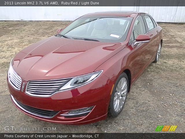 2013 Lincoln MKZ 3.7L V6 AWD in Ruby Red