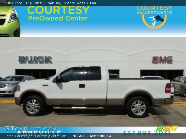 2004 Ford F150 Lariat SuperCab in Oxford White