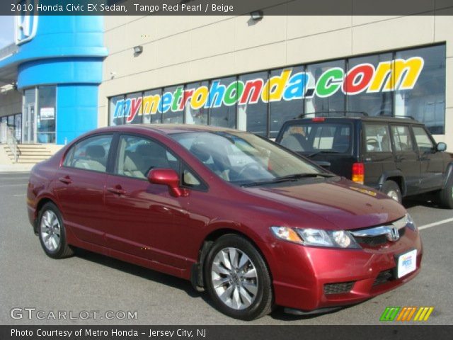 2010 Honda Civic EX Sedan in Tango Red Pearl