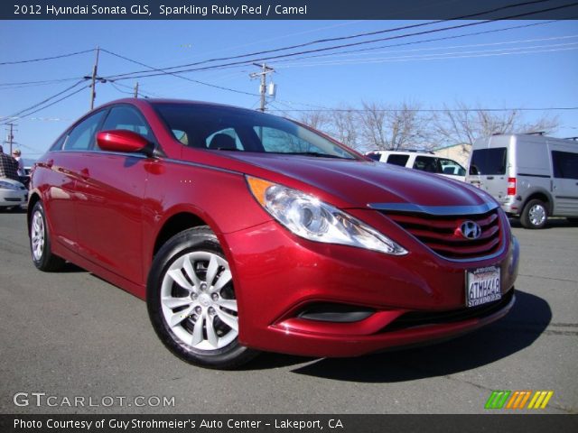 2012 Hyundai Sonata GLS in Sparkling Ruby Red