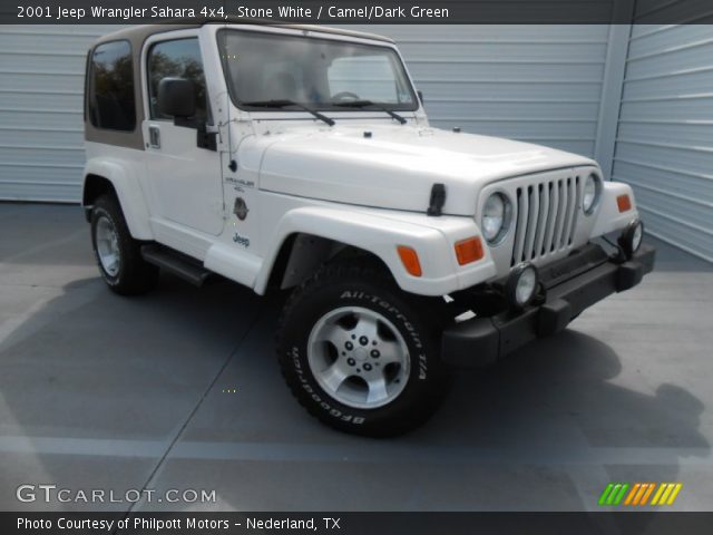 2001 Jeep Wrangler Sahara 4x4 in Stone White