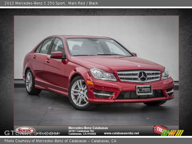 2013 Mercedes-Benz C 250 Sport in Mars Red