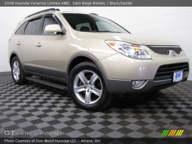 2008 Hyundai Veracruz Limited AWD in Satin Beige Metallic