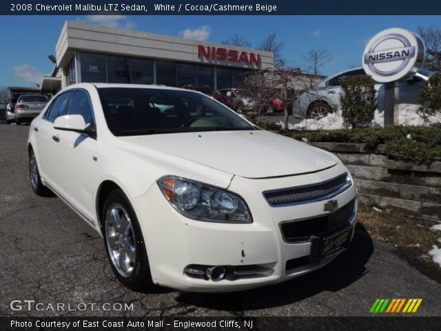 2008 Chevrolet Malibu LTZ Sedan in White