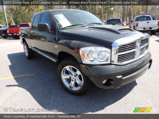 2007 Dodge Ram 1500 Laramie Quad Cab in Brilliant Black Crystal Pearl