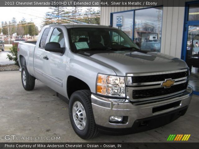 2013 Chevrolet Silverado 2500HD LT Extended Cab 4x4 in Silver Ice Metallic