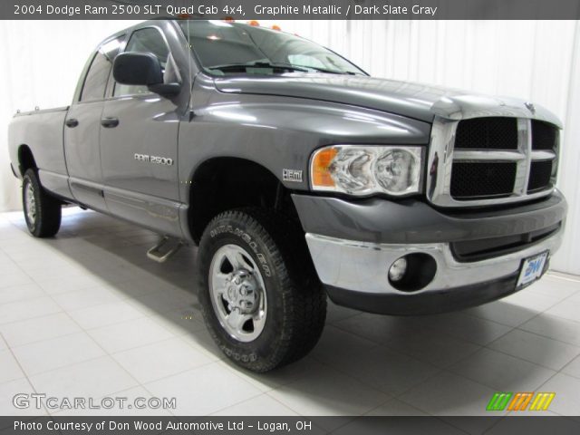 2004 Dodge Ram 2500 SLT Quad Cab 4x4 in Graphite Metallic