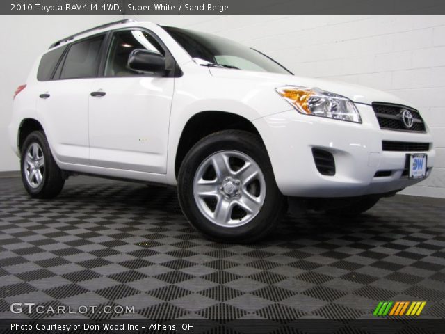 2010 Toyota RAV4 I4 4WD in Super White