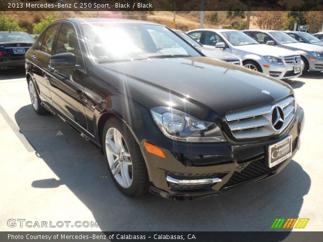 2013 Mercedes-Benz C 250 Sport in Black