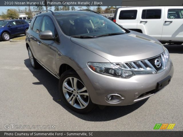 2010 Nissan Murano LE in Platinum Graphite Metallic
