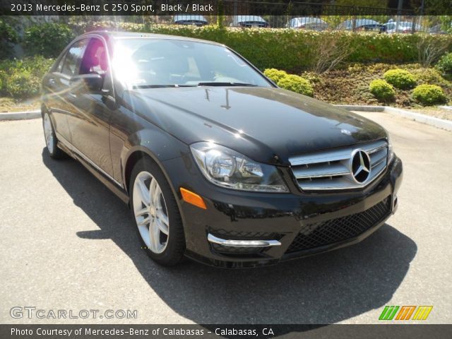 2013 Mercedes-Benz C 250 Sport in Black