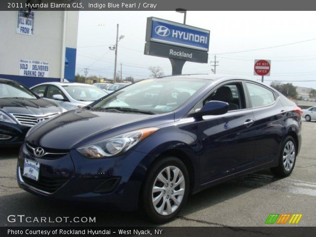 2011 Hyundai Elantra GLS in Indigo Blue Pearl