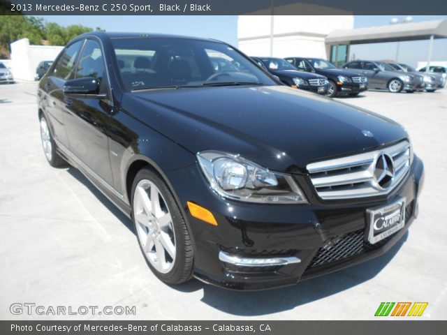 2013 Mercedes-Benz C 250 Sport in Black