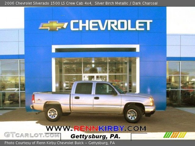 2006 Chevrolet Silverado 1500 LS Crew Cab 4x4 in Silver Birch Metallic