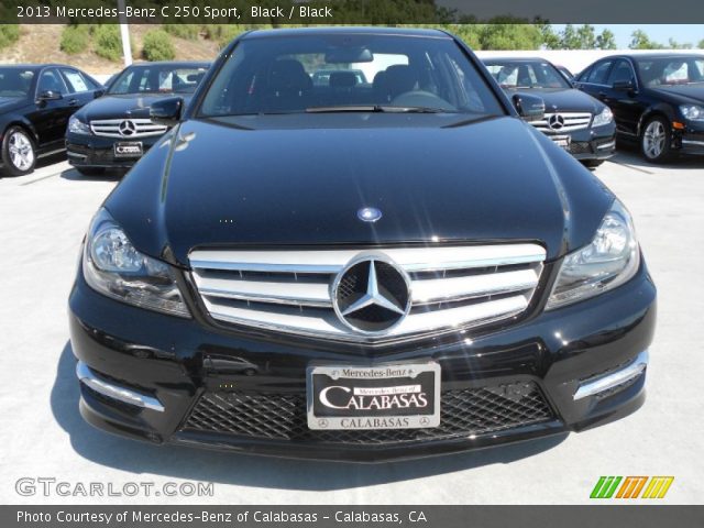 2013 Mercedes-Benz C 250 Sport in Black
