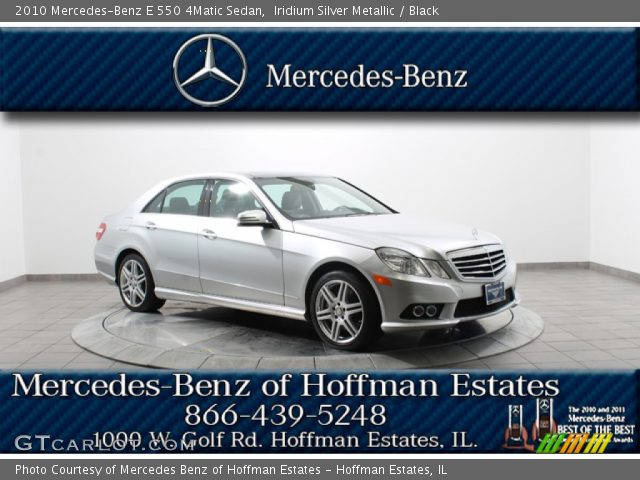 2010 Mercedes-Benz E 550 4Matic Sedan in Iridium Silver Metallic