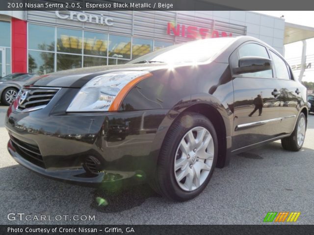 2010 Nissan Sentra 2.0 S in Espresso Black Metallic