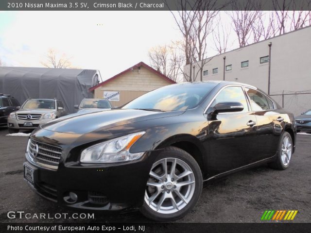 2010 Nissan Maxima 3.5 SV in Crimson Black