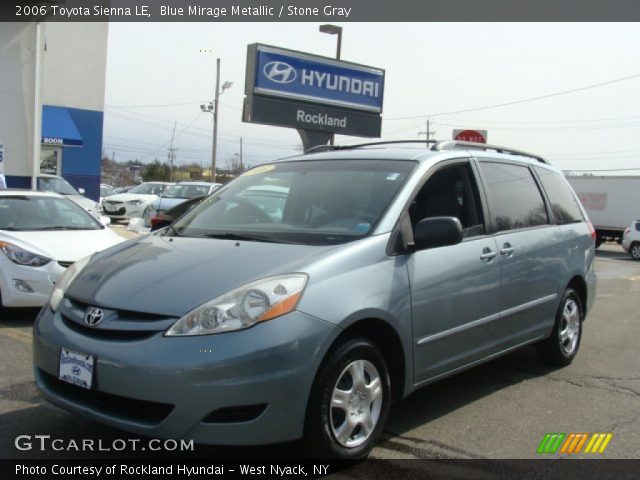2006 Toyota Sienna LE in Blue Mirage Metallic