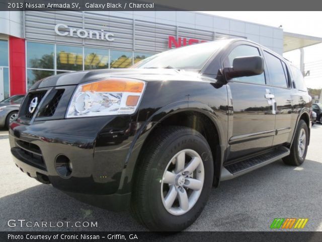 2013 Nissan Armada SV in Galaxy Black