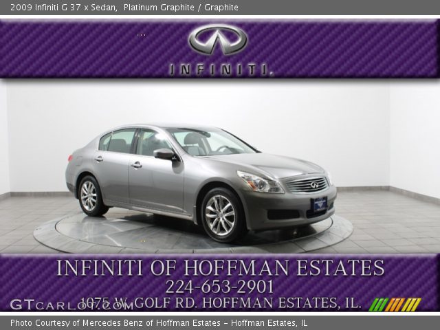 2009 Infiniti G 37 x Sedan in Platinum Graphite