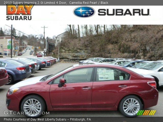 2013 Subaru Impreza 2.0i Limited 4 Door in Camellia Red Pearl