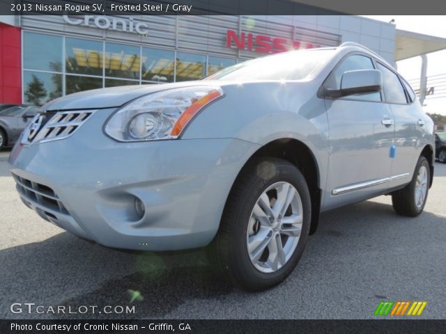 2013 Nissan Rogue SV in Frosted Steel