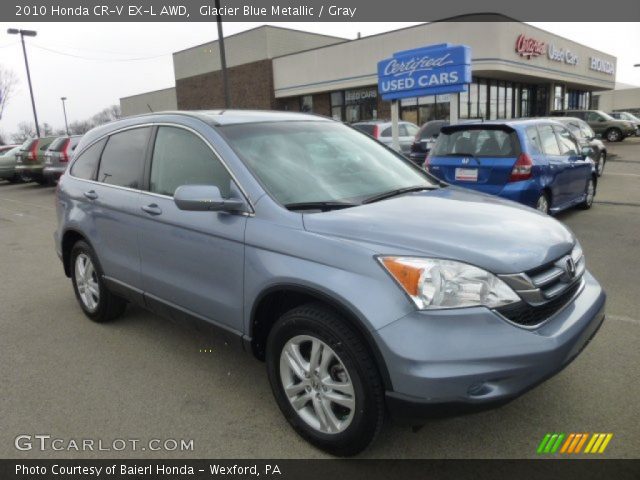 2010 Honda CR-V EX-L AWD in Glacier Blue Metallic