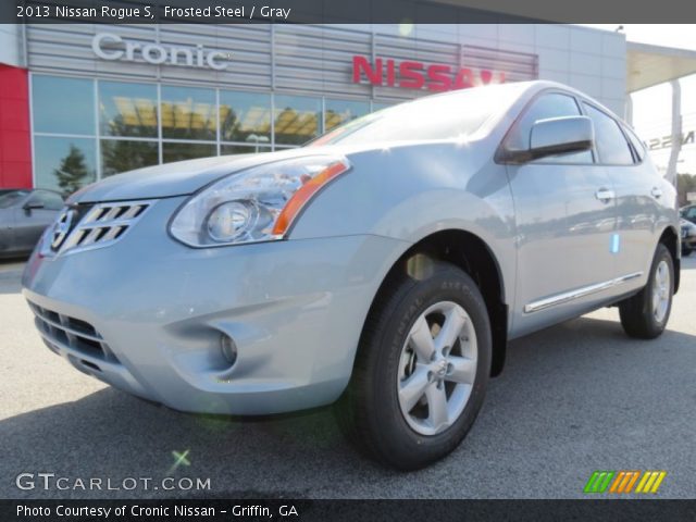2013 Nissan Rogue S in Frosted Steel