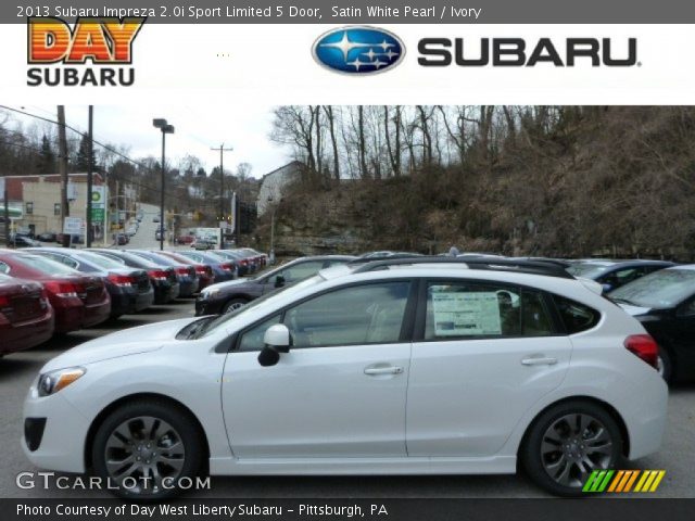 2013 Subaru Impreza 2.0i Sport Limited 5 Door in Satin White Pearl