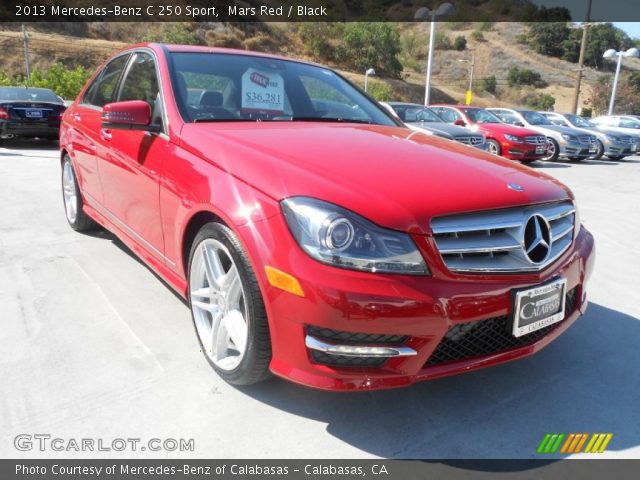 2013 Mercedes-Benz C 250 Sport in Mars Red