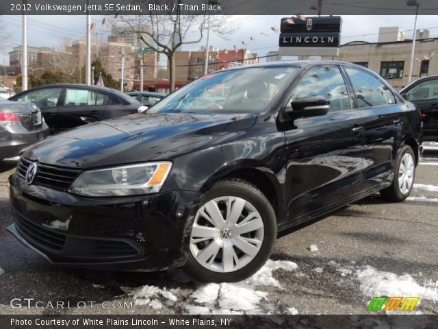 2012 Volkswagen Jetta SE Sedan in Black