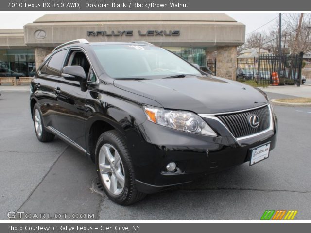2010 Lexus RX 350 AWD in Obsidian Black