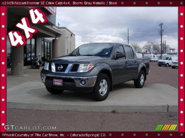 2005 Nissan Frontier SE Crew Cab 4x4 in Storm Gray Metallic