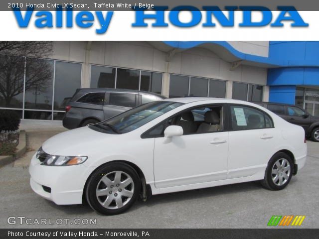 2010 Honda Civic LX Sedan in Taffeta White