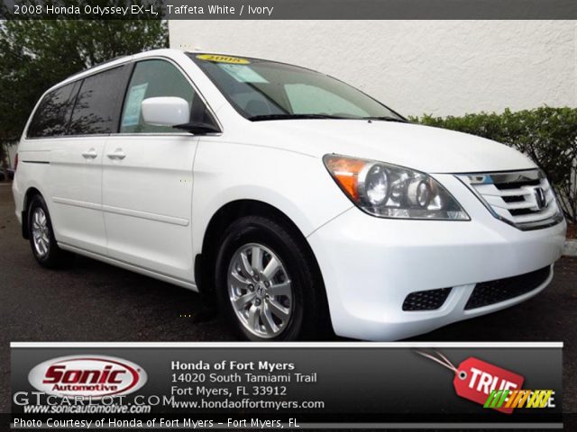 2008 Honda Odyssey EX-L in Taffeta White