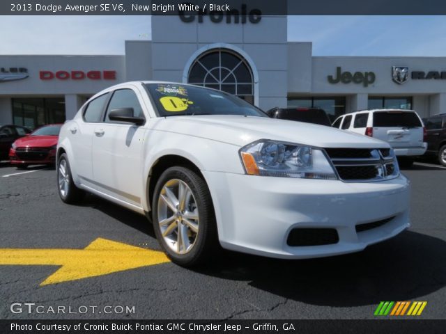 2013 Dodge Avenger SE V6 in New Bright White