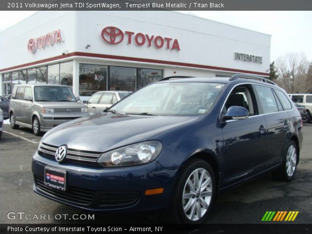 2011 Volkswagen Jetta TDI SportWagen in Tempest Blue Metallic