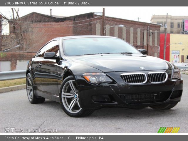 2006 BMW 6 Series 650i Coupe in Jet Black