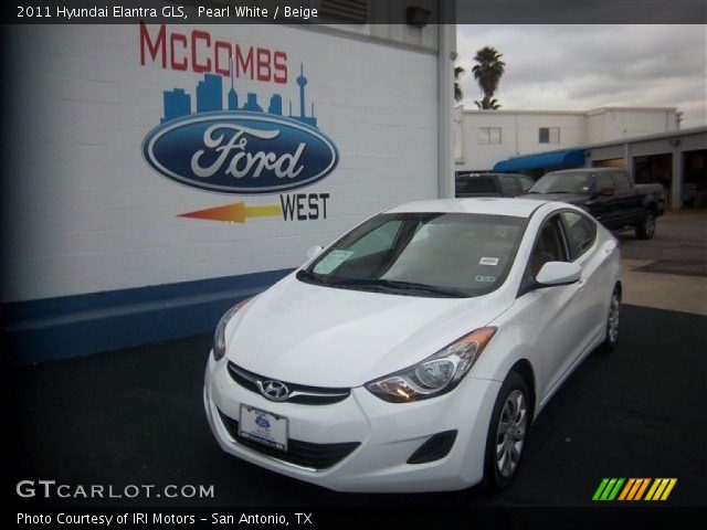 2011 Hyundai Elantra GLS in Pearl White